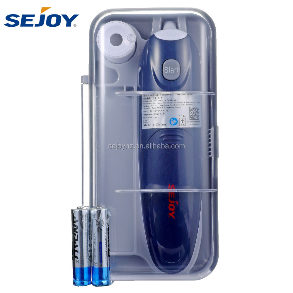 Sejoy Medical Equipment Infrared Forehead and Ear Thermometer Approved