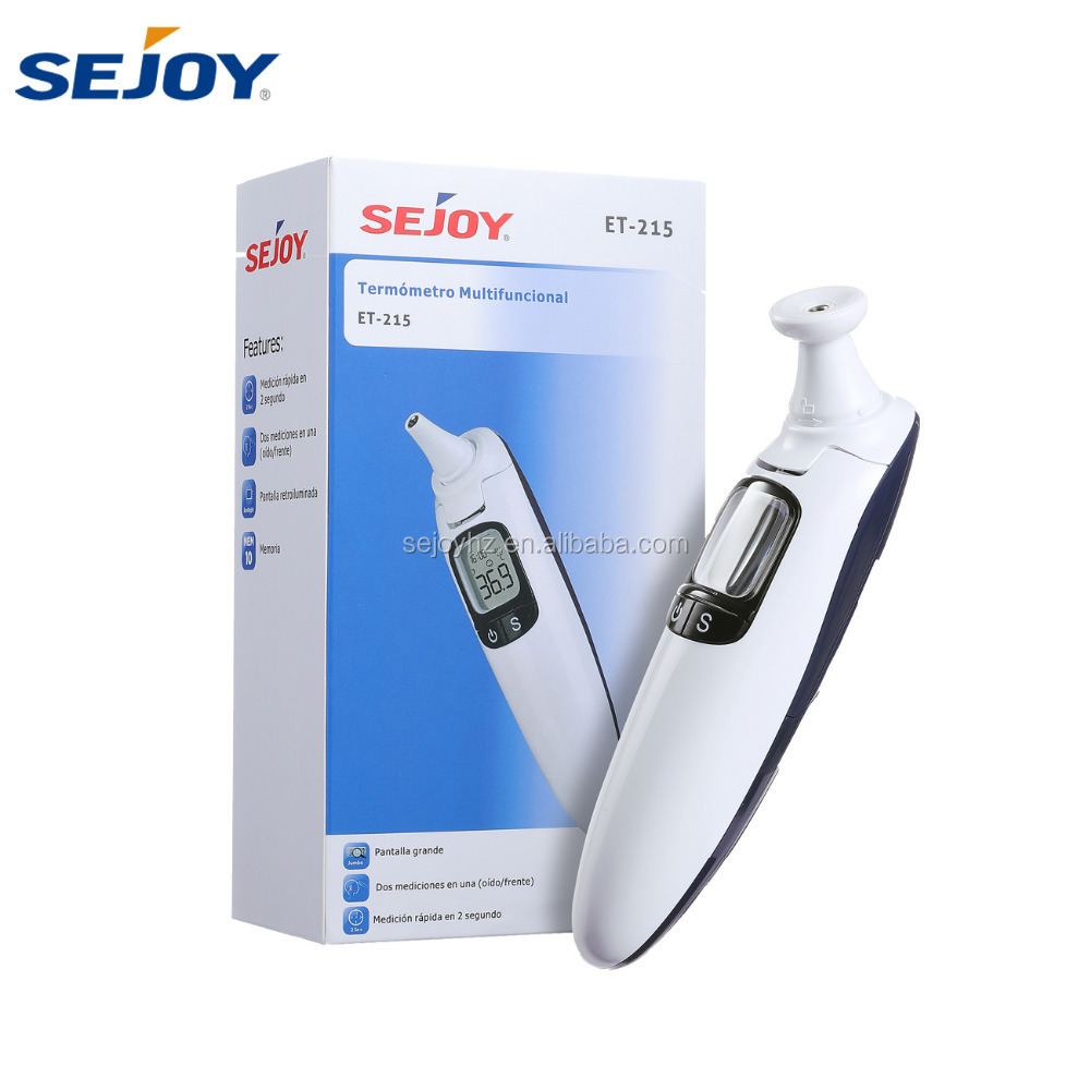 Sejoy Medical Equipment Infrared Forehead and Ear Thermometer Approved