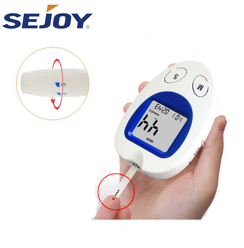 New Arrival Portable Professional Digital Automatic Blood Glucose Meter Glucometer Brands With Glucometer Strips