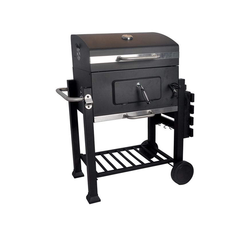 SEJR Outdoor Large Charcoal BBQ Barbecue Grill Meat Smoker 83.5x71.5x108.5cm