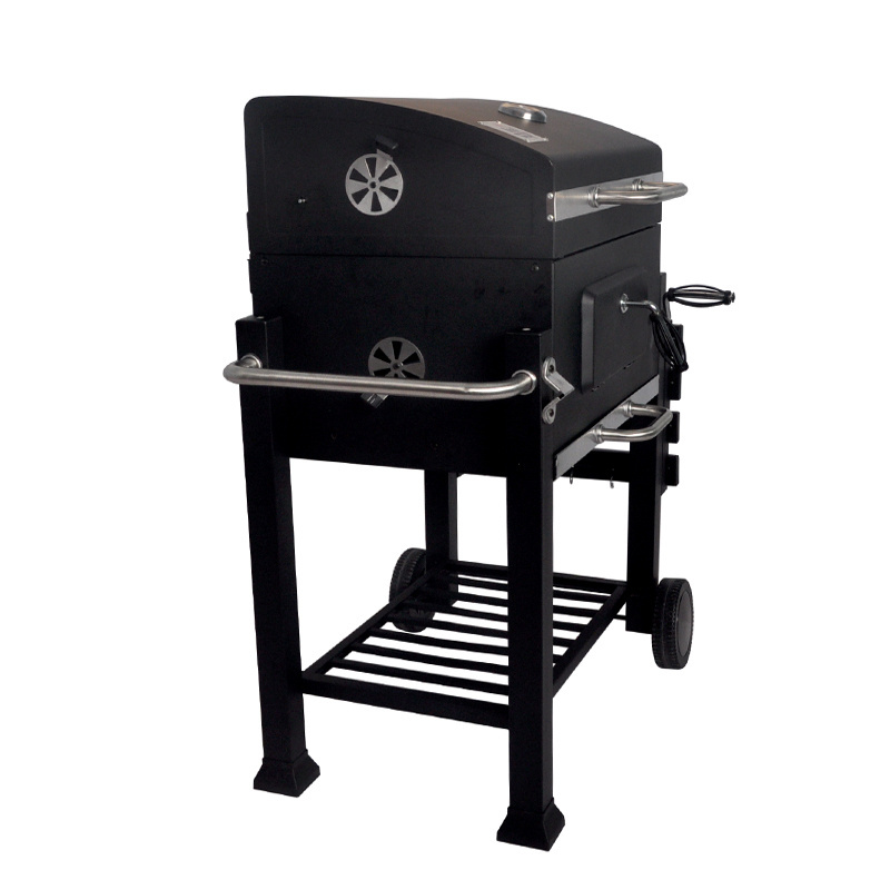 SEJR Outdoor Large Charcoal BBQ Barbecue Grill Meat Smoker 83.5x71.5x108.5cm