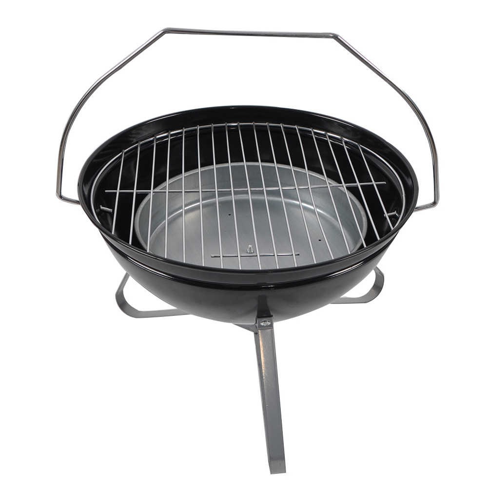 SEJR 14 Inch Mini Portable Charcoal Kettle Grill Camping Bbq Grill