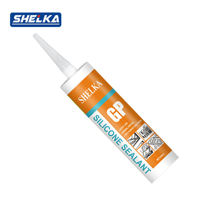 White gp super bonding elastomeric silicone sealant