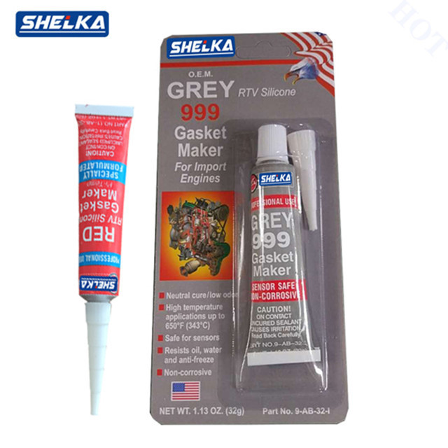 High temperature OEM silicone sealant automotive red grey black RTV gasket maker