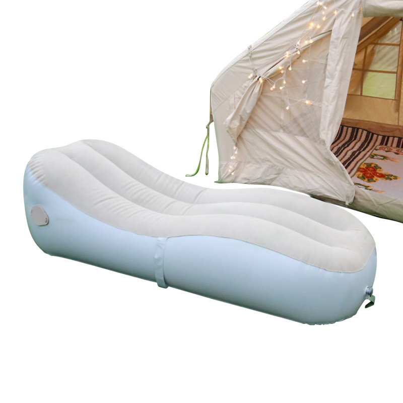 Factory direct one key air pumping automatic inflatable sofa bed portable air mattress outdoor couch lunch camping