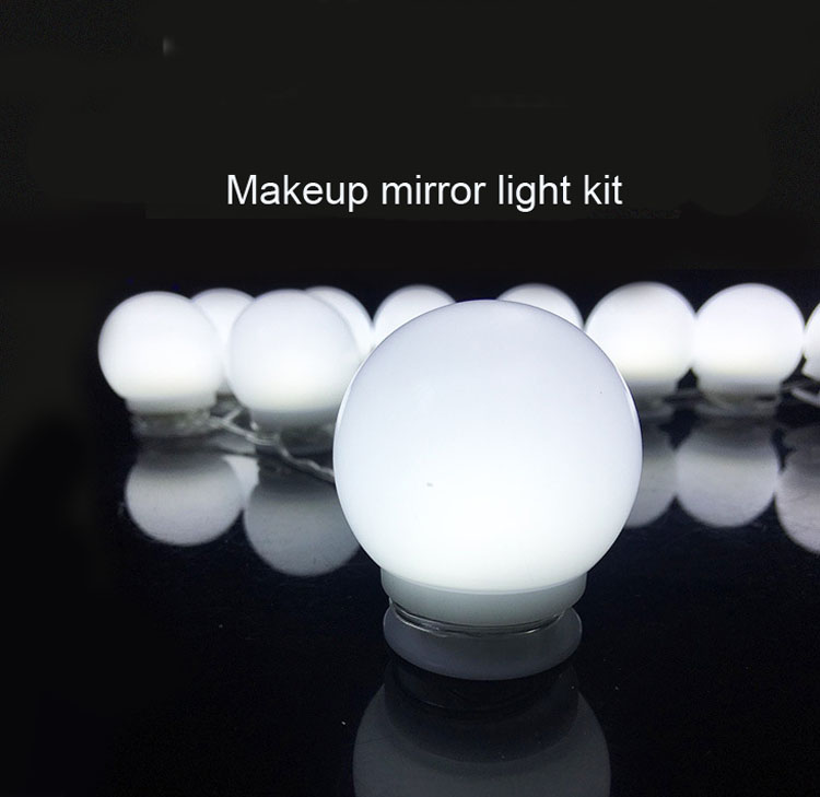 USB wire control Vanity Cosmetic makeup LED mirror light bulb 10 pcs hollywood mirror with light bulbs