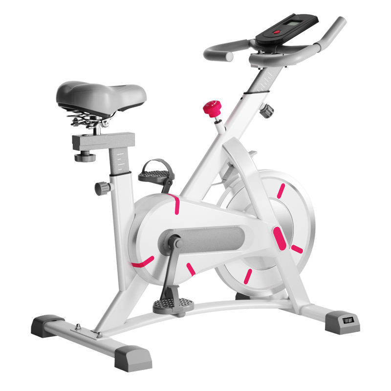 New Arrival custom Logo black white fly wheel 5kg resistance spinning bike for women home gym use