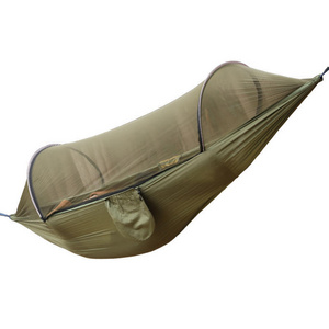 Custom Camo Parachute Nylon Portable Single Double Tent Pop Up Camping Hammock Mosquito Net