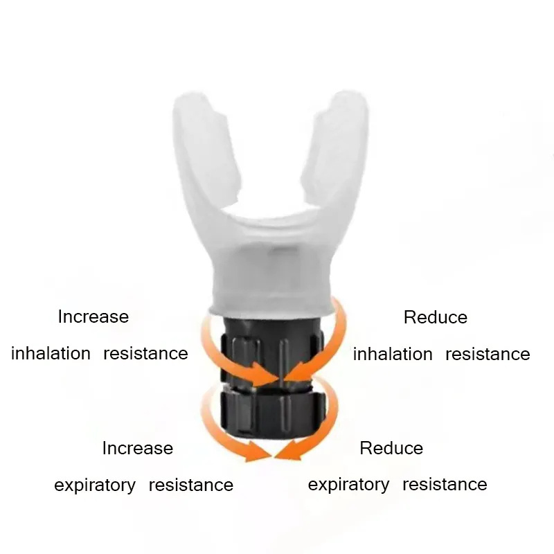 Innstar Breathing Trainer Exercise Lung Breathing Respiratory Exerciser Mouthpiece Fitness Equipment Breathing Exerciser