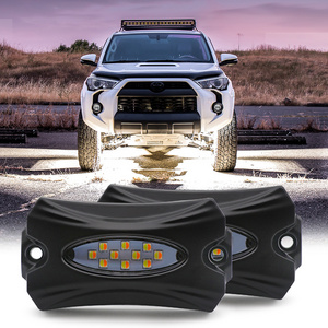 High Power The Brightest Pure White Color LED Pods Rock Underbody Wheel Lights For Off road Truck UTV ATV Boat