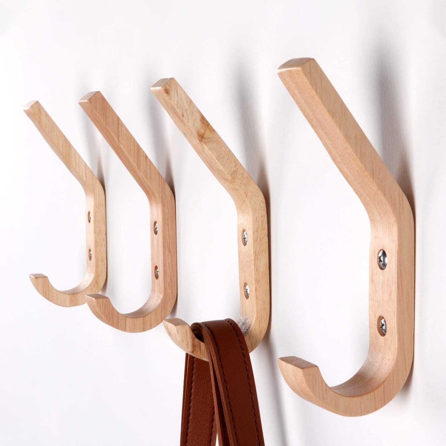 Nordic Multifunctional Wood Vintage Handcraft Hanger Wall Hook Hanger Mount Wall Tool Coat rack Towel Hook For Kitchen Bathroom