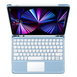 Magnetic Keyboard case For iPad 7 8 9 10.2 case with Wireless Touchpad Keyboard For iPad 10.2 inch with Pencil Holder