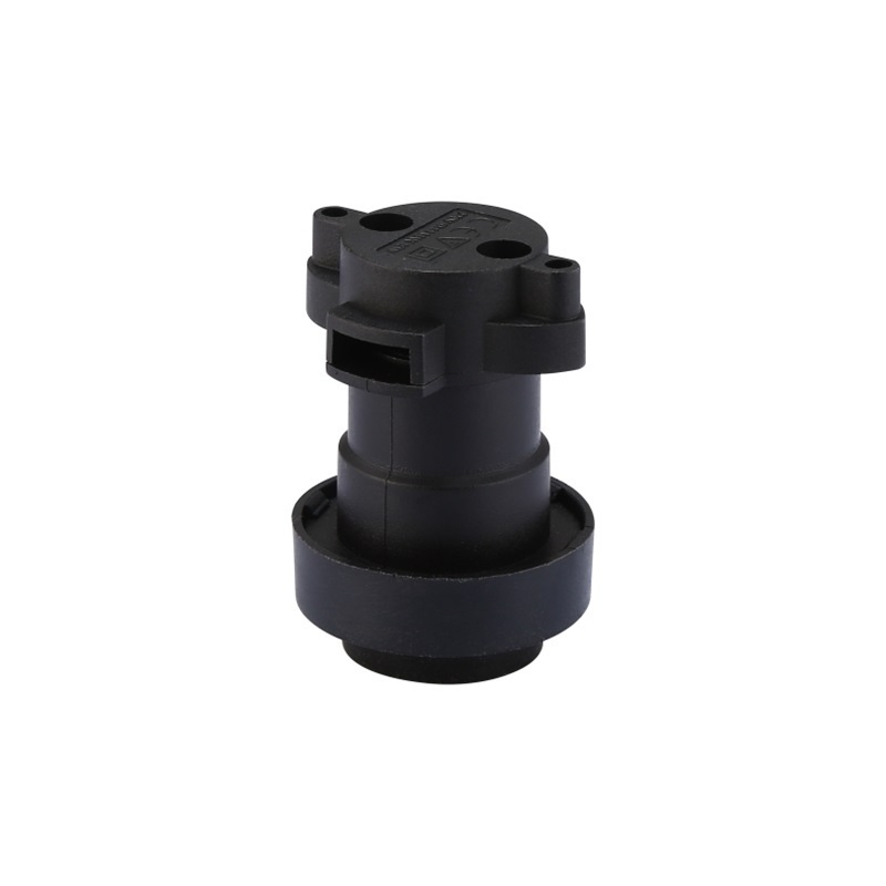 Black Outdoor DIY Plastic Waterproof E27 Lamp Holder E27 Socket Screw Lamp Base for Flat Cable String Lighting Holder