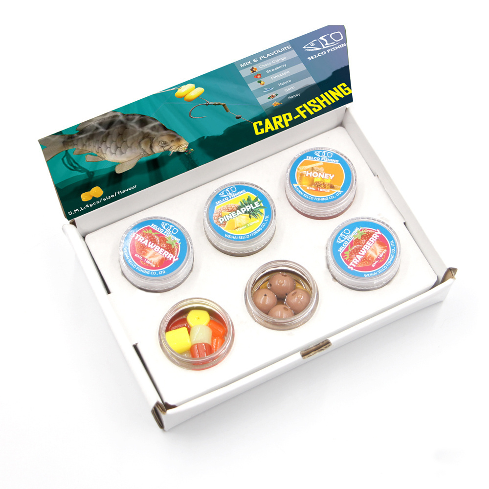 Carp fishing Floating smell pop up  corn assortment set, straw berry ,pineapple,honey, chocolate,garlic, shrimp, fish