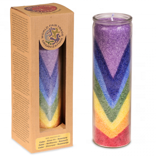 Rituals Candles Spells Mega Unscented 7 Color Glass Prayer Devotional Handmade Candles