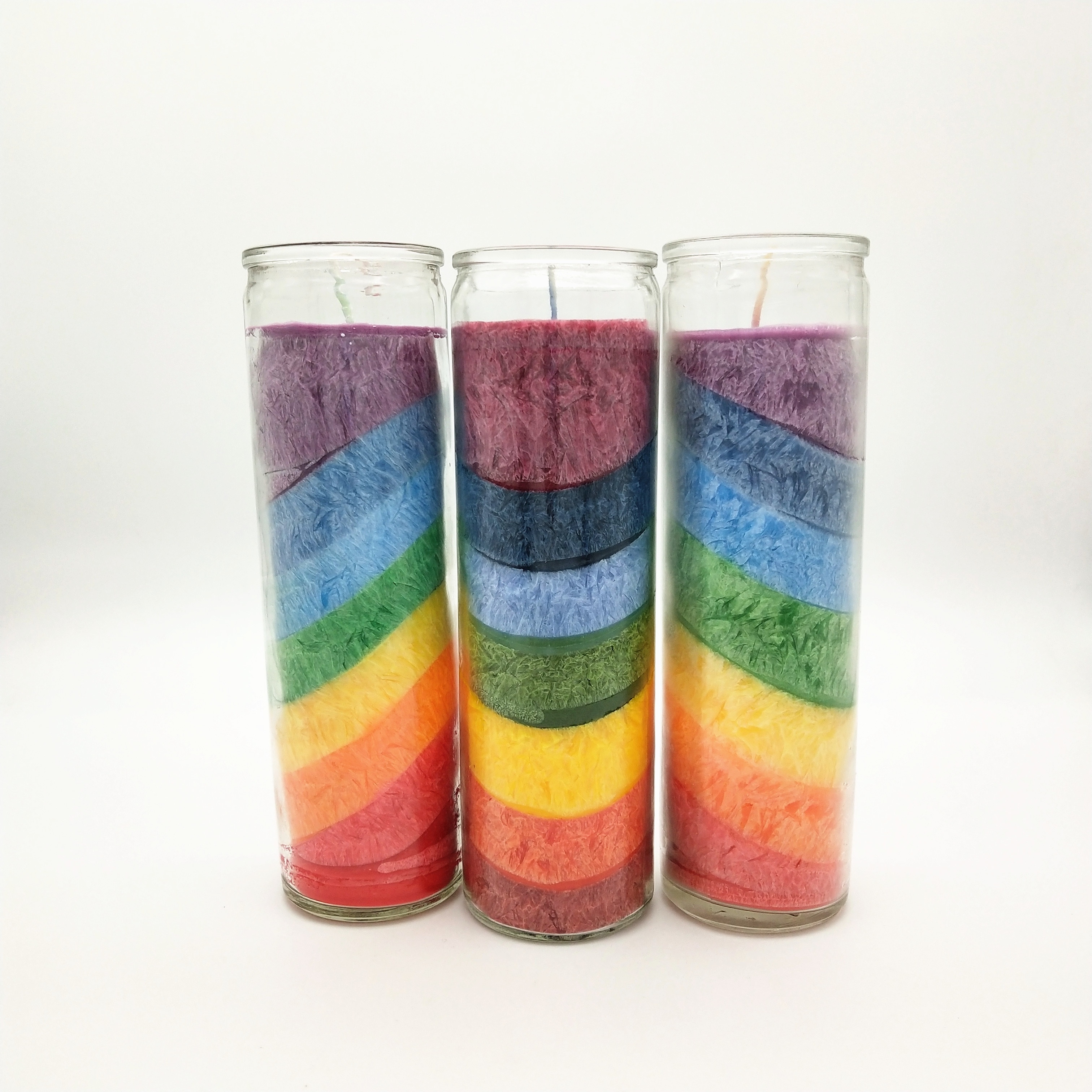 Wholesale Custom Energy Spirit Glass Jar Scented 7 days Chakra Candle