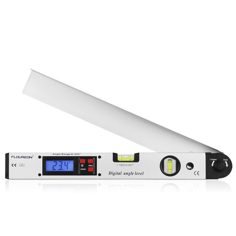 Aluminum Digital Level Angle finding range 0-230 Electronic Goniometer degrees Level angel Ruler Digital Protractor