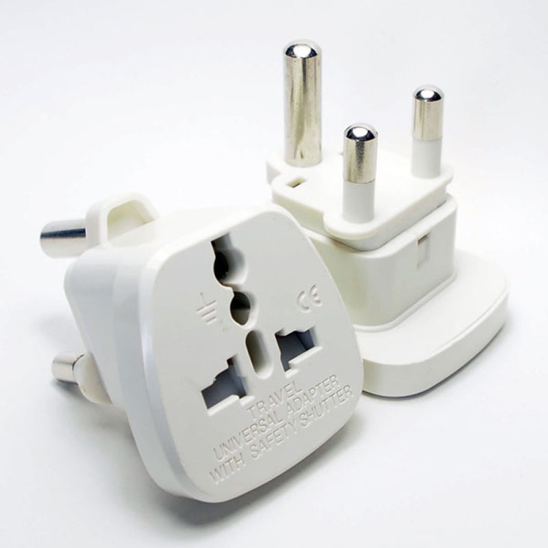 South African Switch Plug Converter Type Plug Adapter Safe Grounded Small Travel Adapter Plug For South African indian Adapter