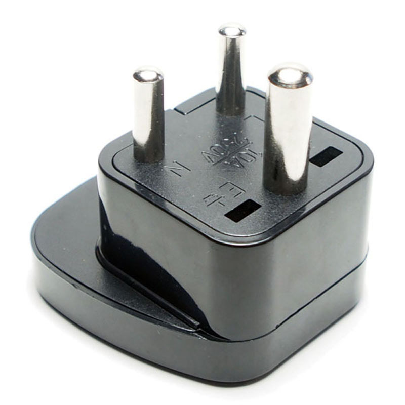 South African Switch Plug Converter Type Plug Adapter Safe Grounded Small Travel Adapter Plug For South African indian Adapter