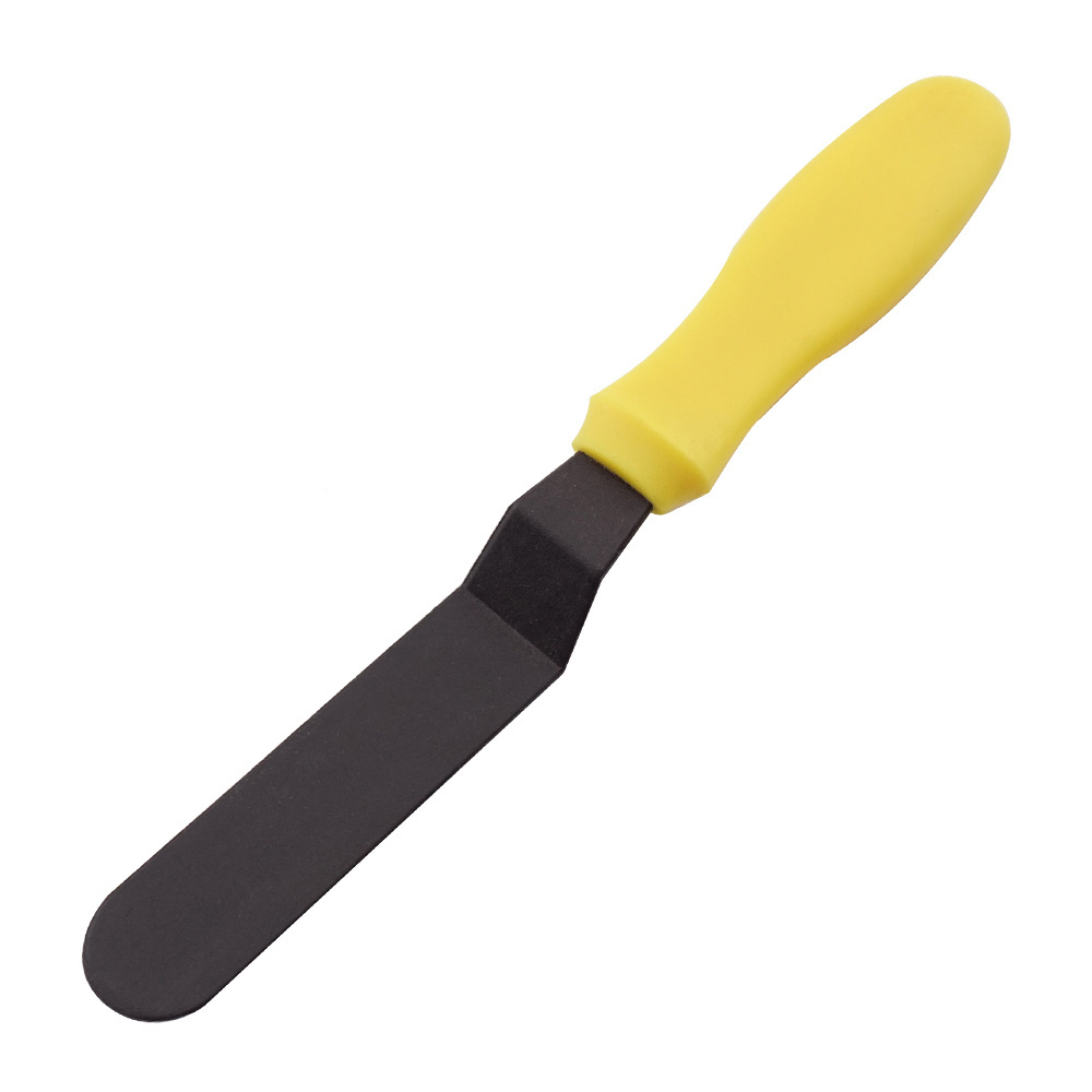 Angled Cake Frosting Spatula Small Offset Spatula for Cake Decorating, Pastries and Cupcakes