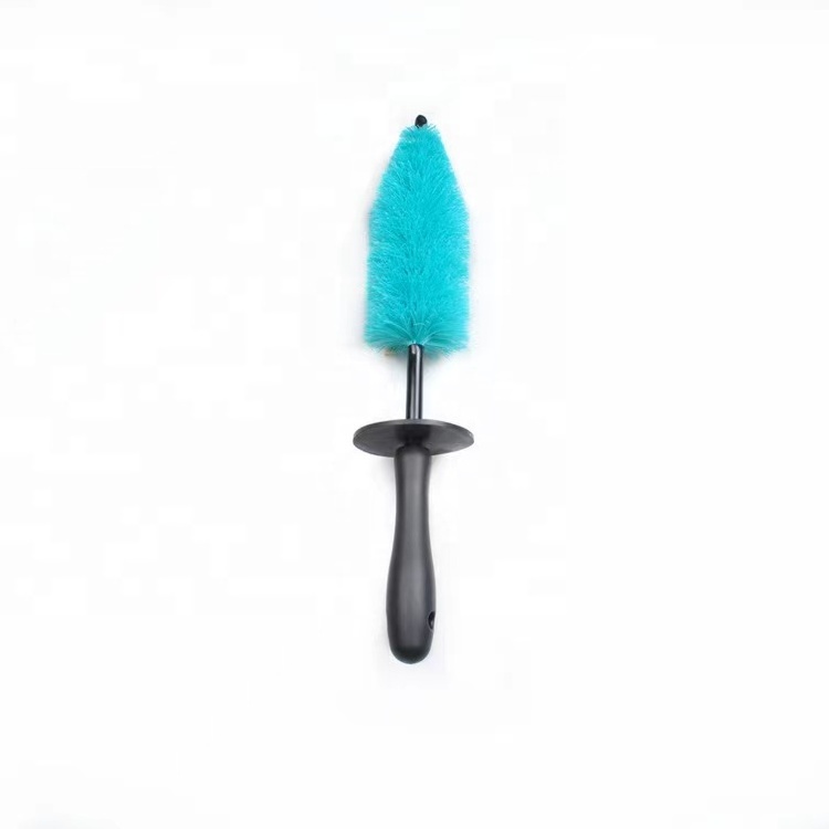 Selected Auto long handle car wash brush plastic wheel cleaning brush exterior auto detailing soft bristle customized brush OEM