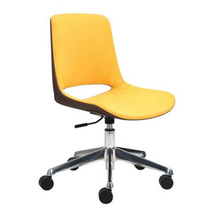 Apartment home office leisure swivel height adjustable upholstery fabric small lounge chair