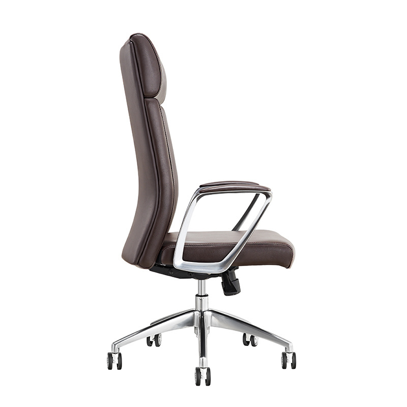 luxurious synthetic leather high back big and tall office boss chair