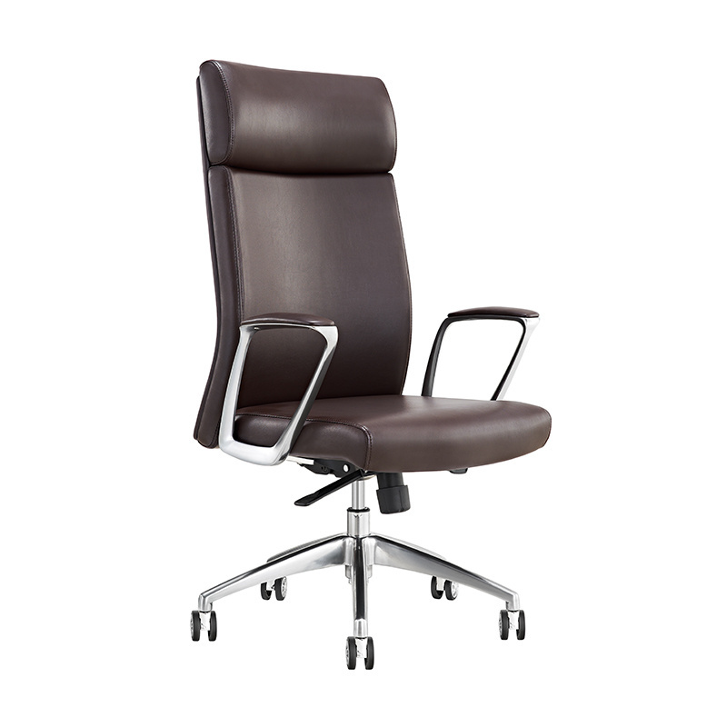 luxurious synthetic leather high back big and tall office boss chair