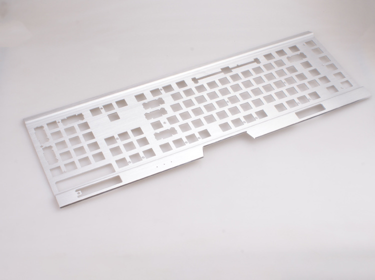 cnc keyboard case custom keyboard cnc milling anodized aluminum Brass stainless steel polycarbonate board