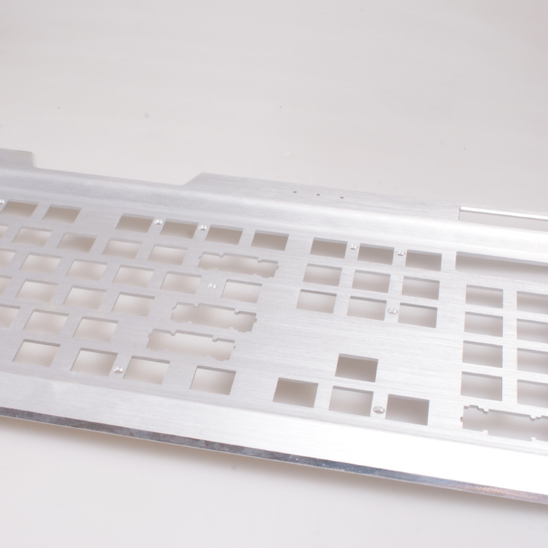 cnc keyboard case custom keyboard cnc milling anodized aluminum Brass stainless steel polycarbonate board