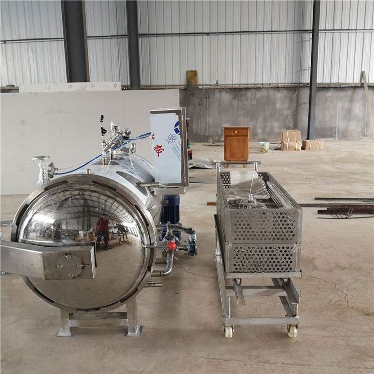 Multi Function Industrial Food Sterilizer Autoclave Glass Bottle Food Sterilization Machine