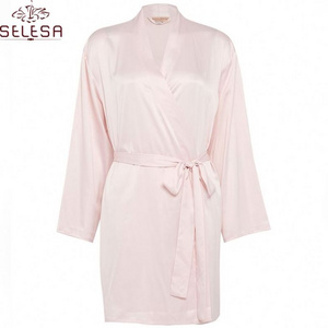 New Beautiful Satin Pajamas Pearl Nighty Women Bridesmaid Robe