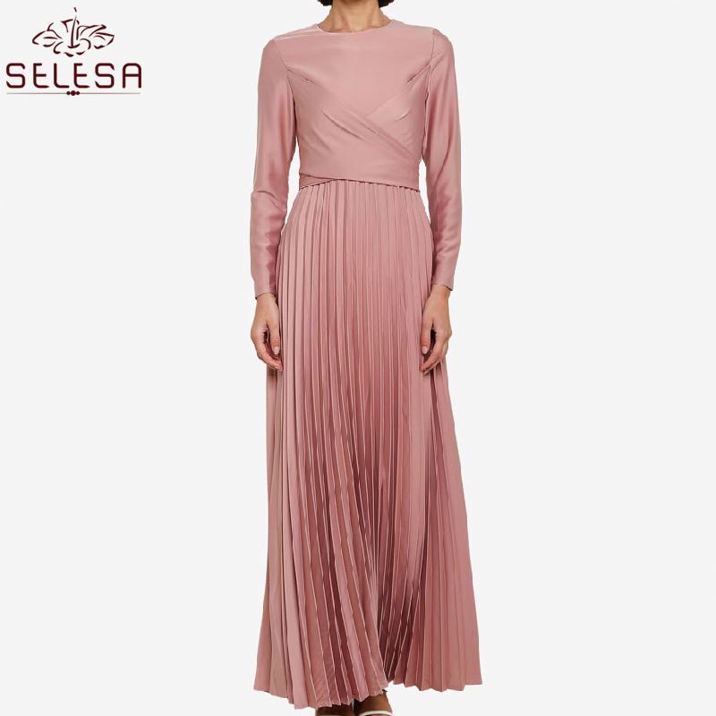 2020 New Fashion Women Summer Chiffon Maxi Dresses Design Jubah Muslimah Breathable Muslim Wedding Dress