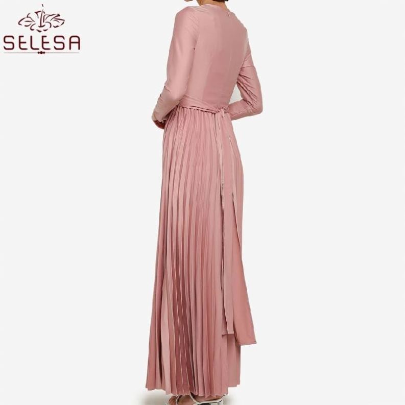 2020 New Fashion Women Summer Chiffon Maxi Dresses Design Jubah Muslimah Breathable Muslim Wedding Dress