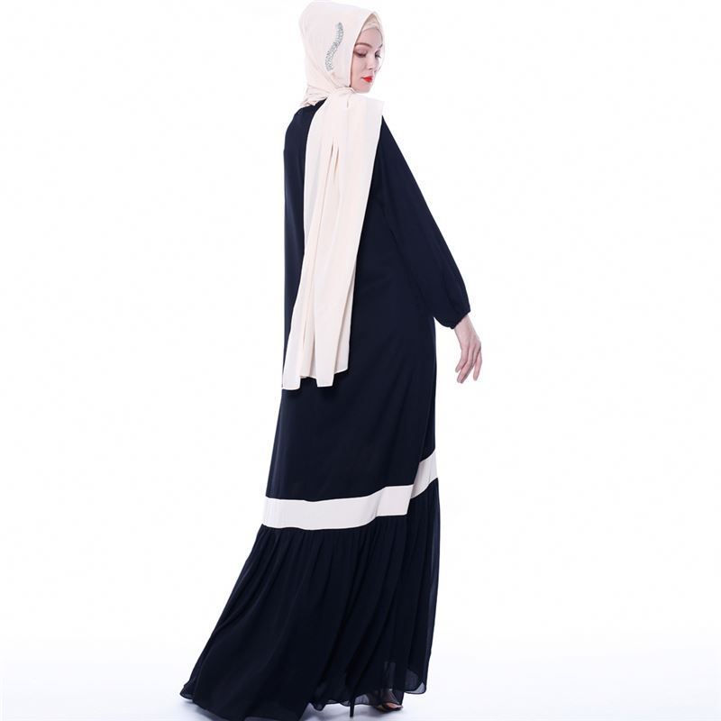 Costumes Fantaisie Pour Femmes Muslim Women Islamic Eid Abaya Long Plus Size One Piece Dress Outfit Plain Prayer Thobe