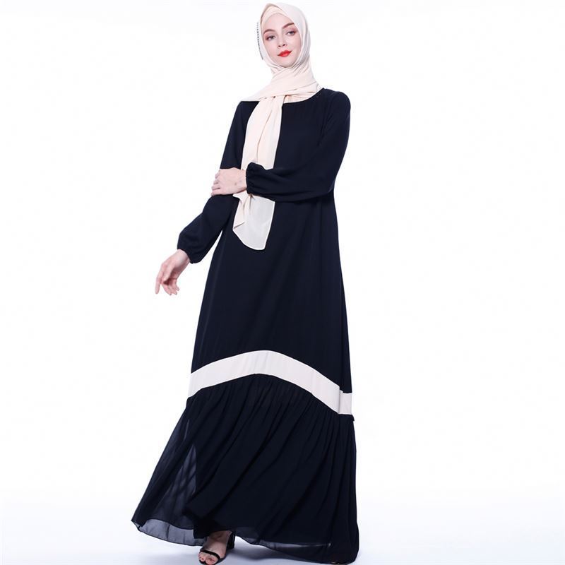 Costumes Fantaisie Pour Femmes Muslim Women Islamic Eid Abaya Long Plus Size One Piece Dress Outfit Plain Prayer Thobe