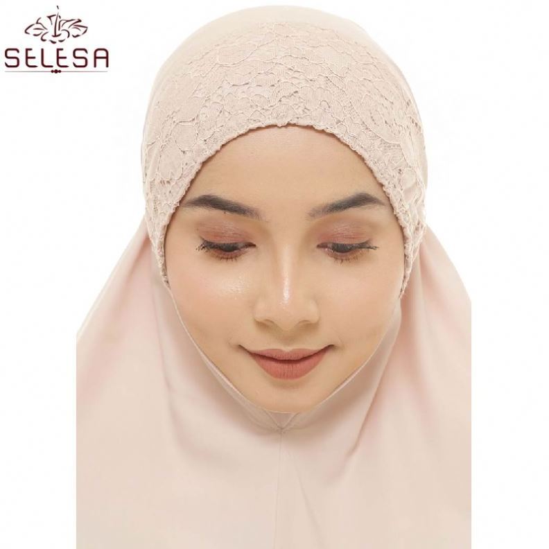 Muslim Ladies Basic Shawl 3 Women's Chiffon Long Hijab Layers Headscarf Islamic Prayer Set