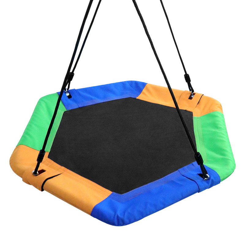 Kids Tree Swing Suitable For Children's Playground Outdoor Great Capacity Hanging Round Saucer Net Swing for Adults