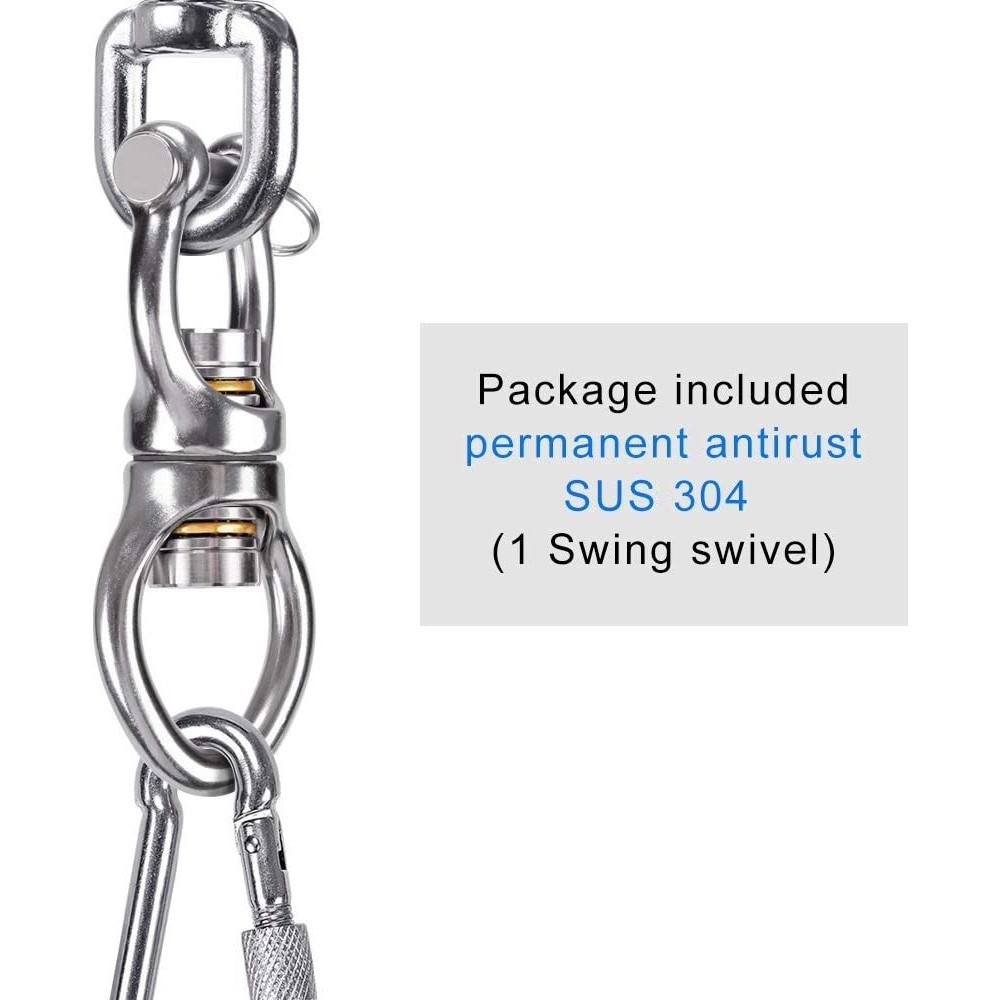 Factory Price OEM Swing Swivel Safety Spinner Swing Spinner Carabiner Swivel Climbing Swing Swivel Hook