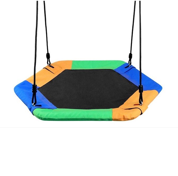 Kids Tree Swing Suitable For Children's Playground Outdoor Great Capacity Hanging Round Saucer Net Swing for Adults