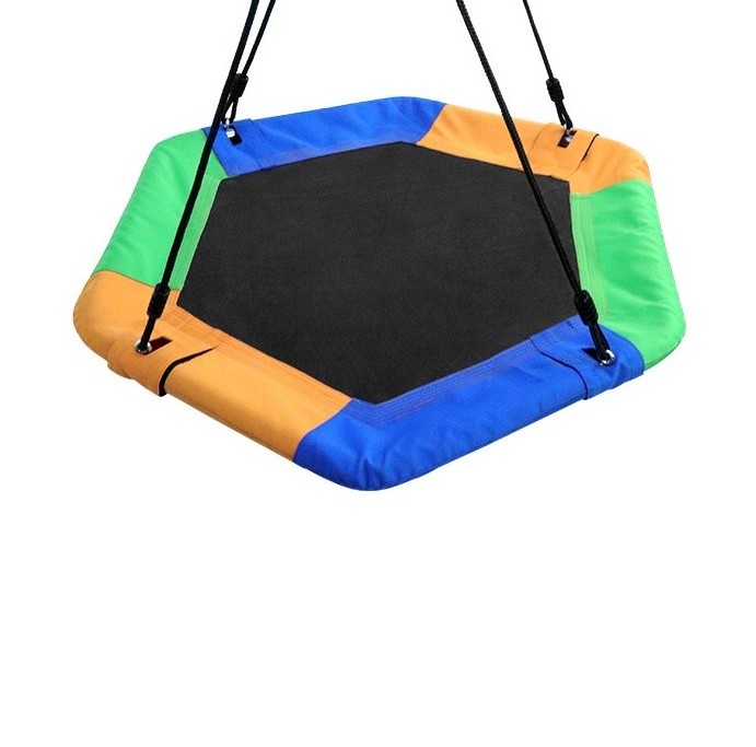 Kids Tree Swing Suitable For Children's Playground Outdoor Great Capacity Hanging Round Saucer Net Swing for Adults