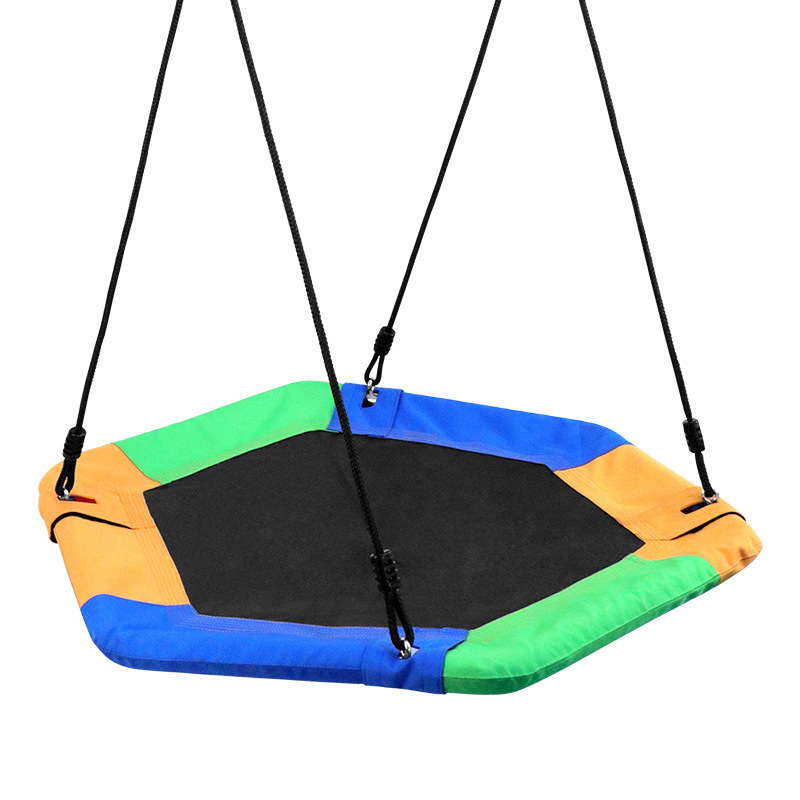 Kids Tree Swing Suitable For Children's Playground Outdoor Great Capacity Hanging Round Saucer Net Swing for Adults