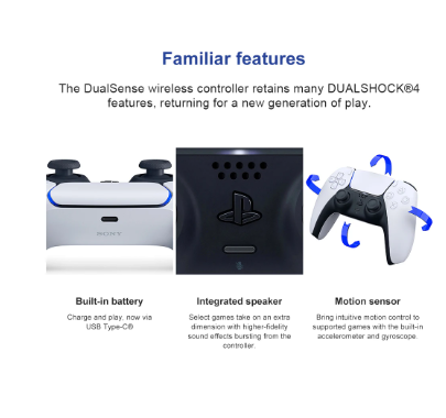 FOR Sony PS5 DualSense Wireless Controller 100% Original Joystick Gamepad PlayStation 5 Control Game Console Bluetooth JoyPad PS