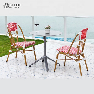 Wedding Furniture Chair for Restaurant Rattan Chair Foldable Table Wicker Chair