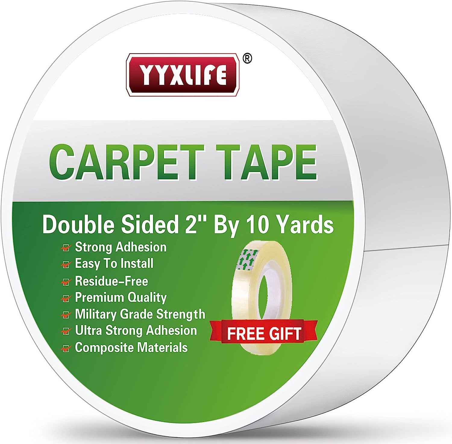 buy wholesale  Double Sided Removable Rug Tape - Carpet Adhesive for Hardwood Floors, 2 Inch x 10 Yards, White