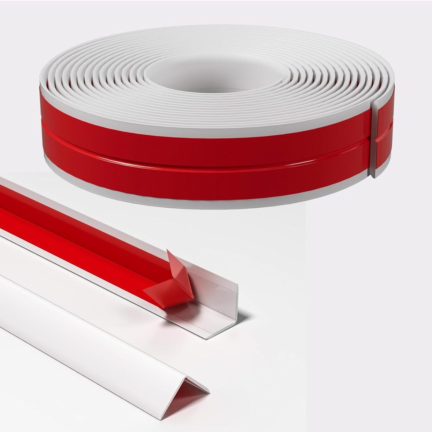 Flexible Wall Corner Protector, Thickened Corner Moulding Trim, Peel and Stick Wall Molding Trim for Wall Edge Corner