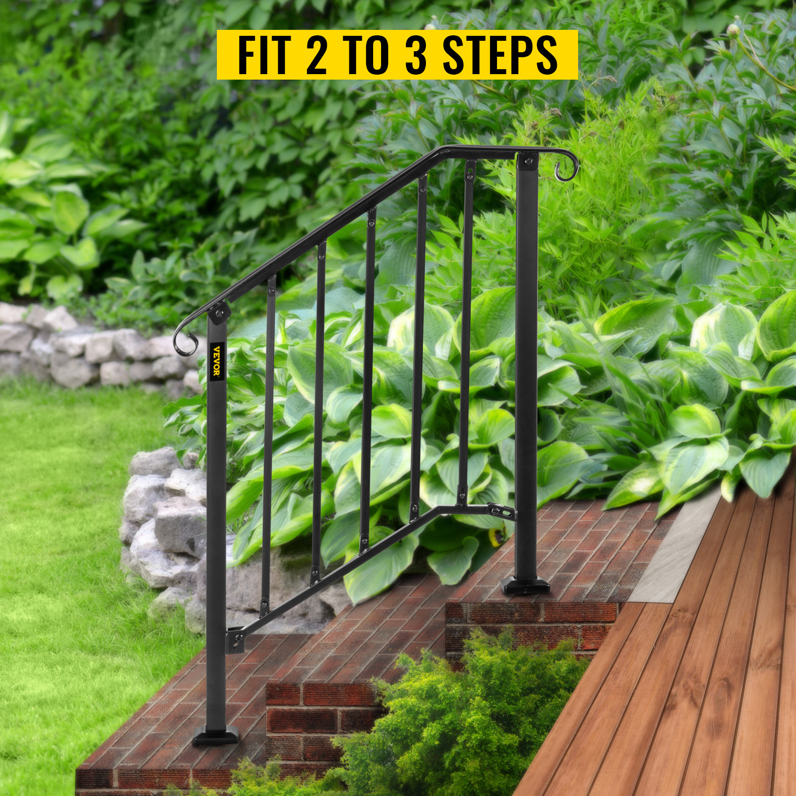 get your Hand Rails for Outdoor Steps Wrought Iron Railing Exterior Hand Railing for Steps Porch Railing Kit