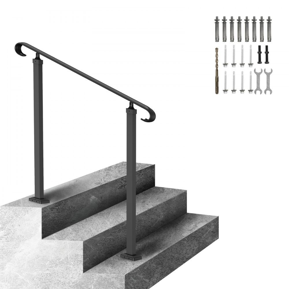 get your Hand Rails for Outdoor Steps Wrought Iron Railing Exterior Hand Railing for Steps Porch Railing Kit