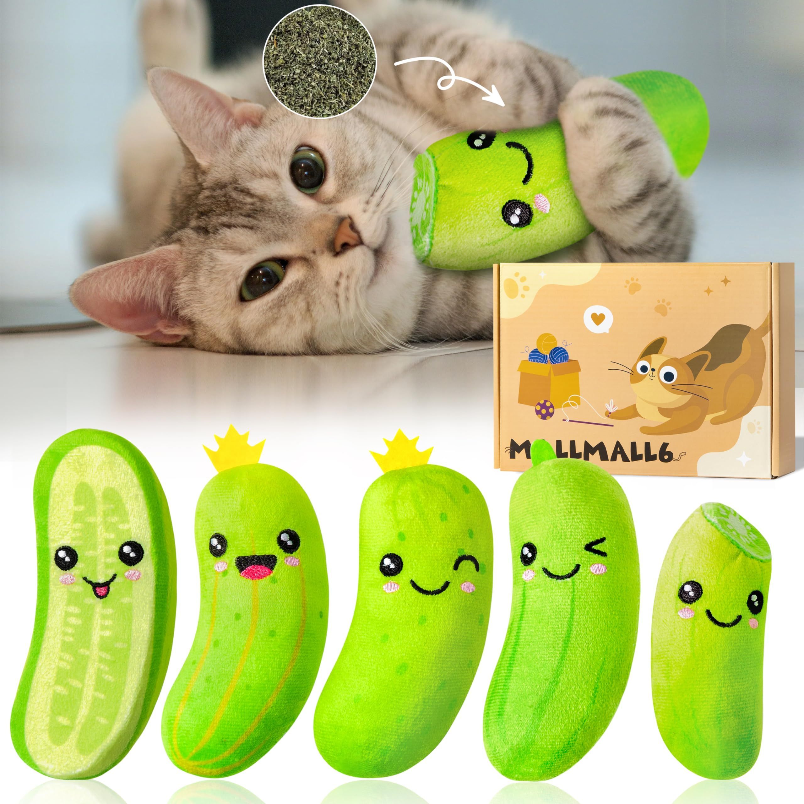 Crunchy Pickle Kicker Dental Catnip Cat Toy for sale at wholesale price near me in bulk near me in the usa