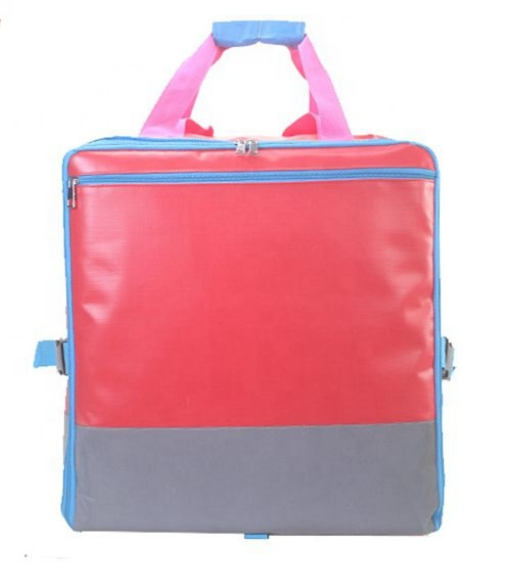 Custom Food Delivery Bag Backpack Insulated Thermal Food Delivery Bag With Sides Pockets Portable Ice Lunch Cooler Bag